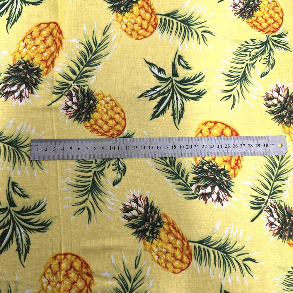 Fibrane Imprimée Motif Ananas — vue 6