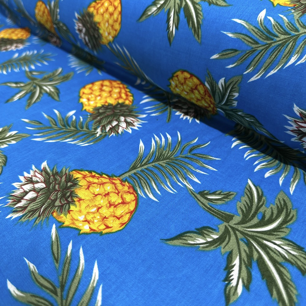 Fibrane Imprimée Motif Ananas — vue 4