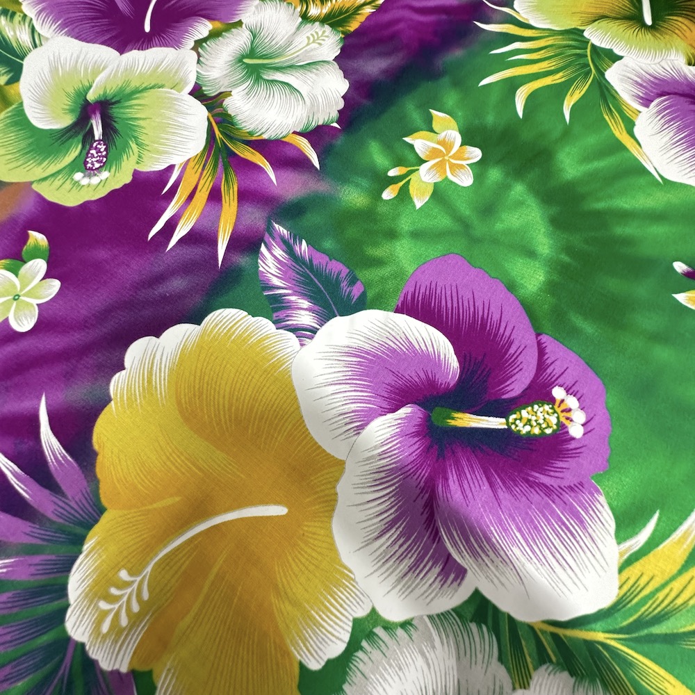 Fibrane Imprimée Hibiscus Tie And Dye — vue 2