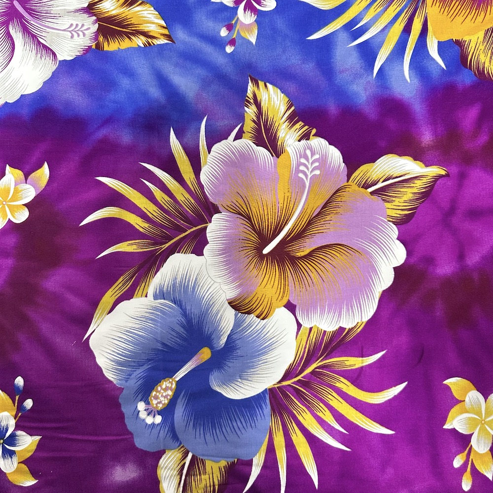 Fibrane Imprimée Hibiscus Tie And Dye — vue 5