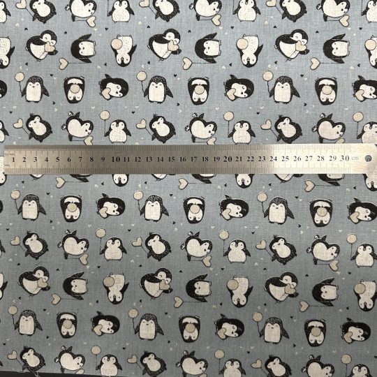 Popeline Coton – Petits Pingouins — vue 3