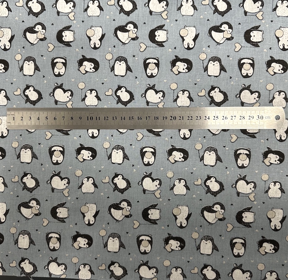 Popeline Coton – Petits Pingouins — vue 3