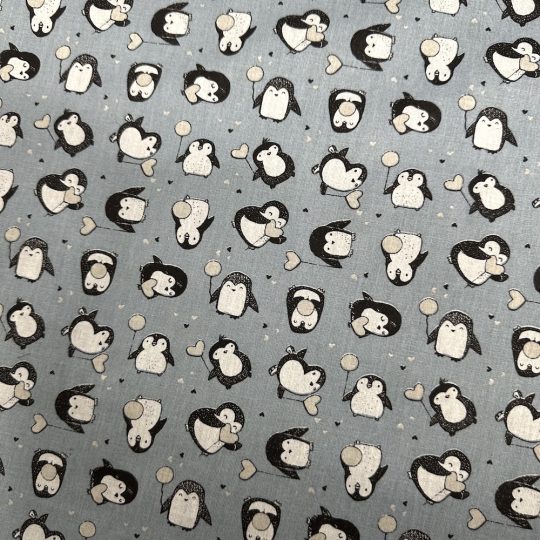 Popeline Coton – Petits Pingouins — vue 2
