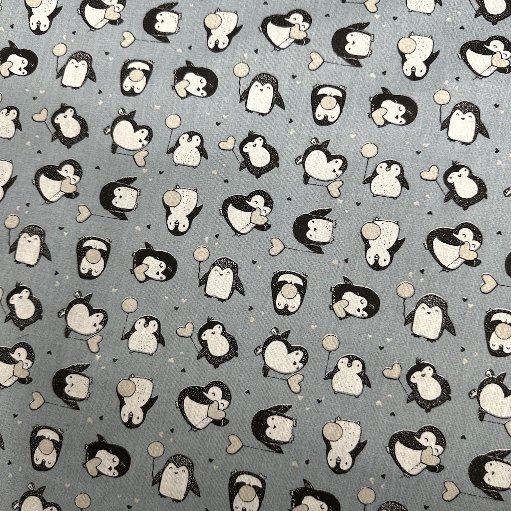 Popeline Coton – Petits Pingouins — vue 2