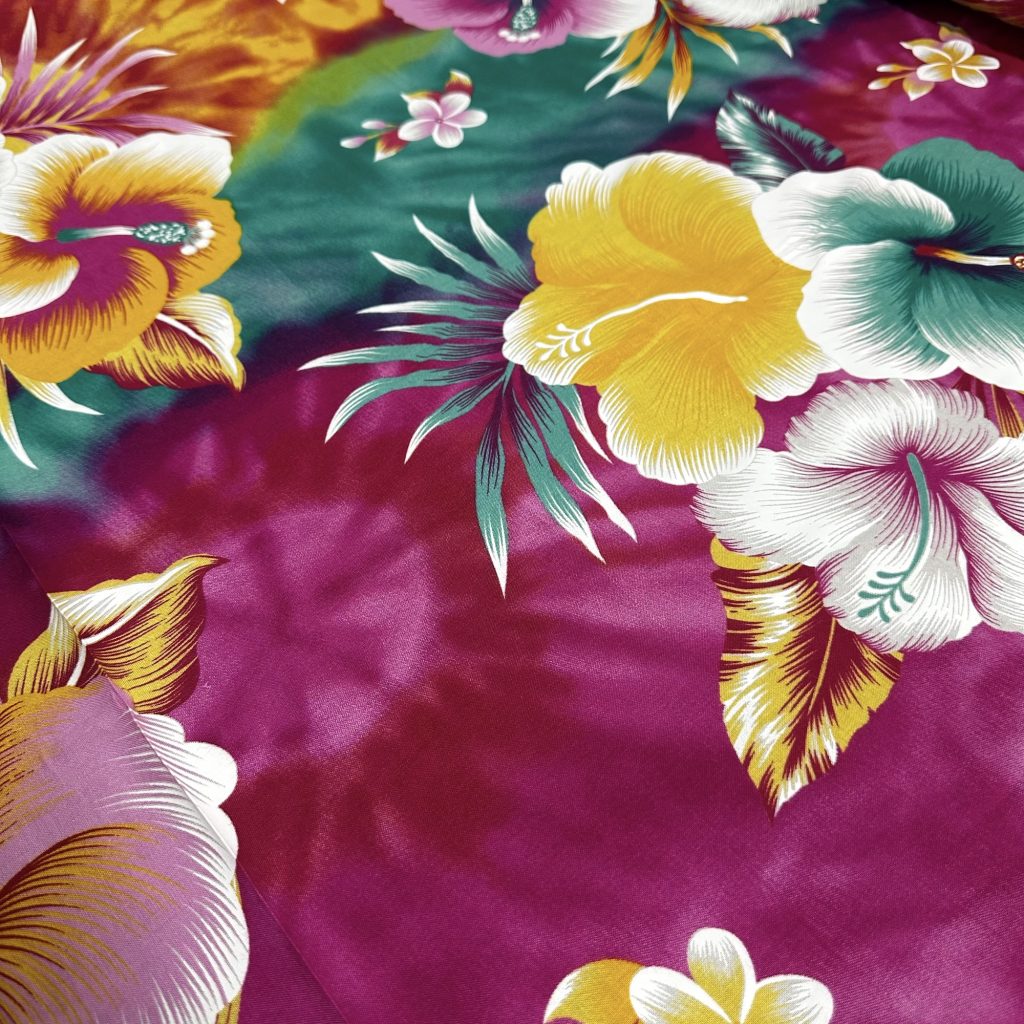 Fibrane Imprimée Hibiscus Tie And Dye — vue 9