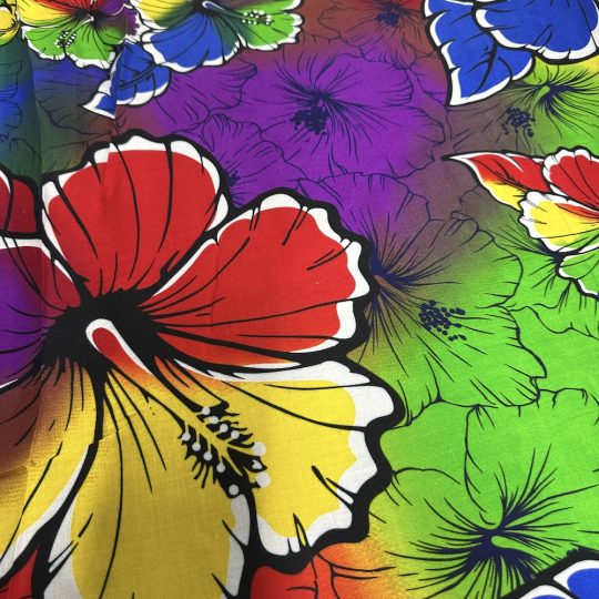 Fibrane Imprimée Hibiscus Jumbo Flower — vue 3