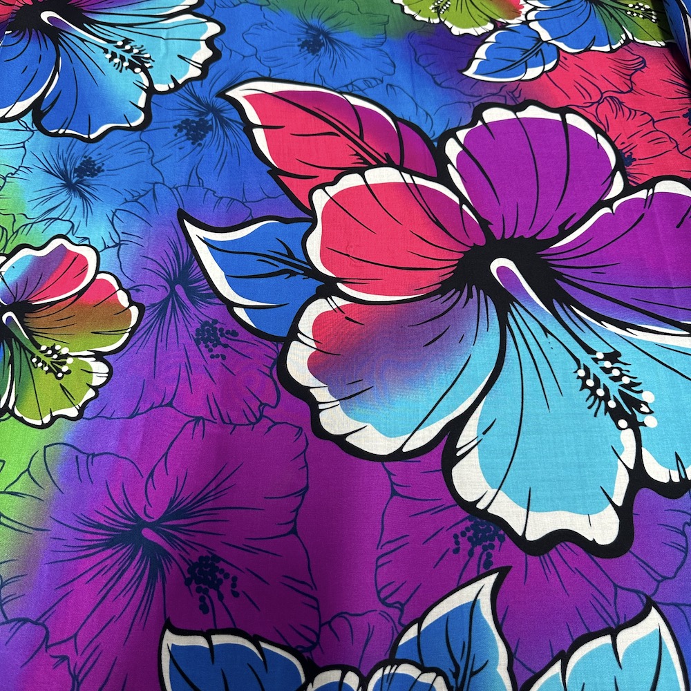 Fibrane Imprimée Hibiscus Jumbo Flower — vue 6