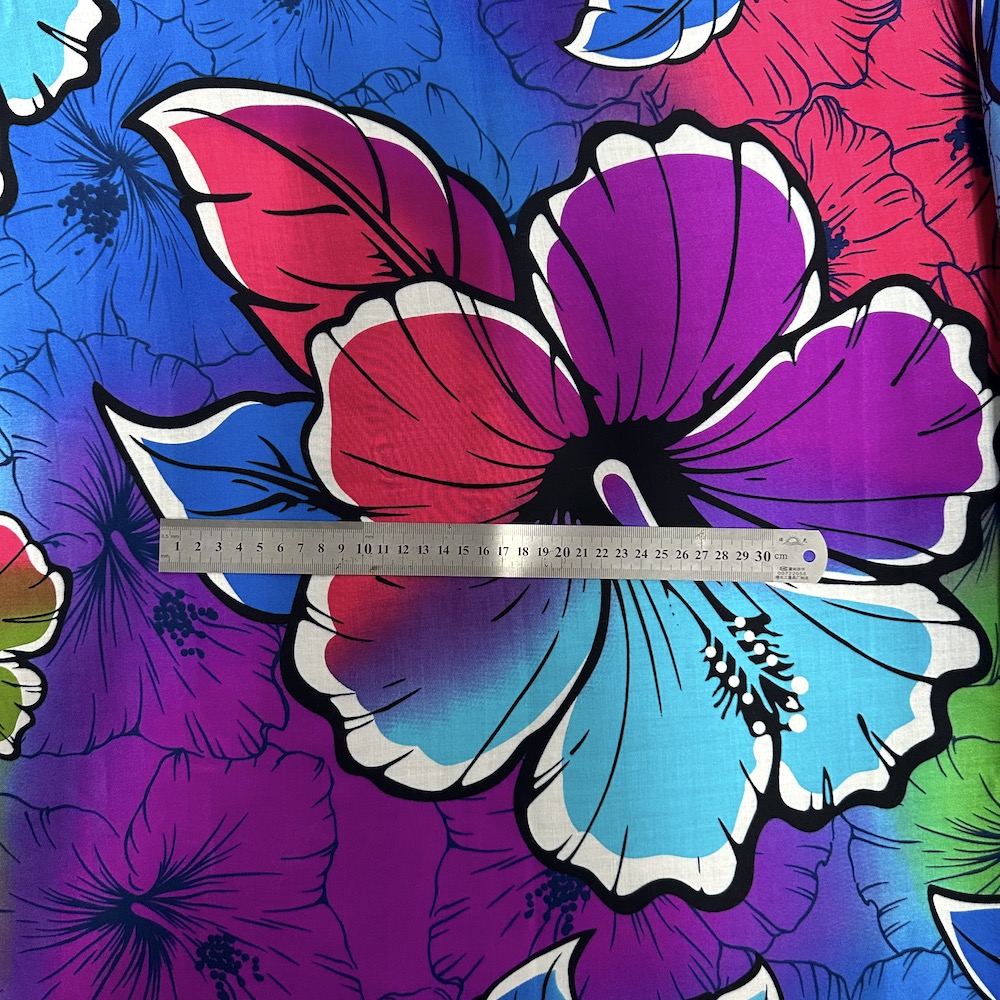 Fibrane Imprimée Hibiscus Jumbo Flower — vue 7