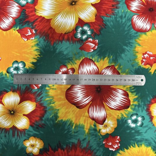 Fibrane Hibiscus Tropicale Multicolore Tie & Dye — vue 13