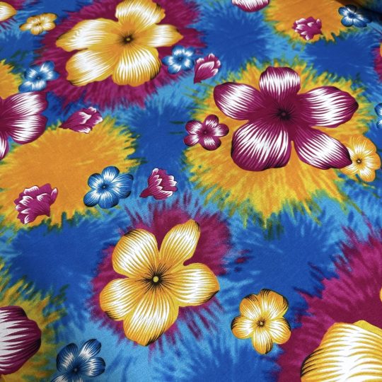 Fibrane Hibiscus Tropicale Multicolore Tie & Dye — vue 2