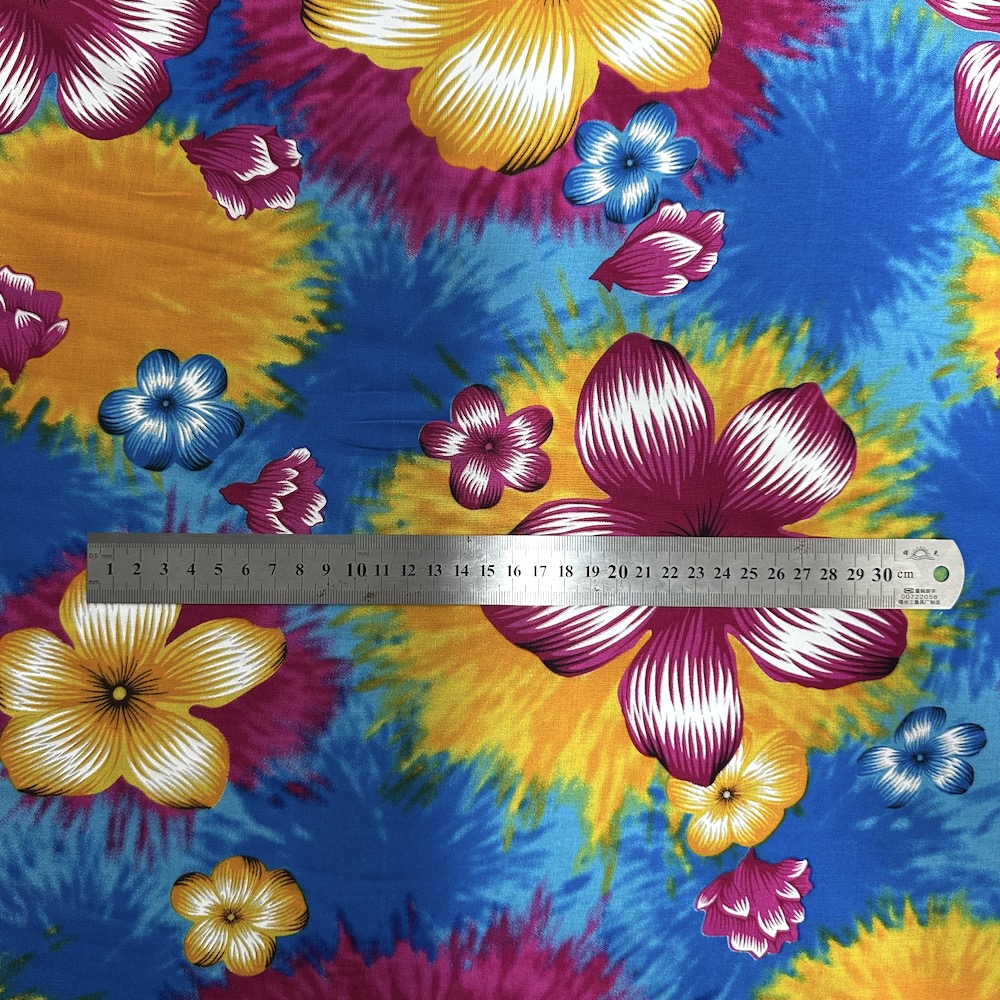 Fibrane Hibiscus Tropicale Multicolore Tie & Dye — vue 4