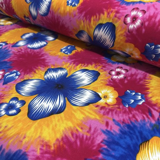 Fibrane Hibiscus Tropicale Multicolore Tie & Dye — vue 6
