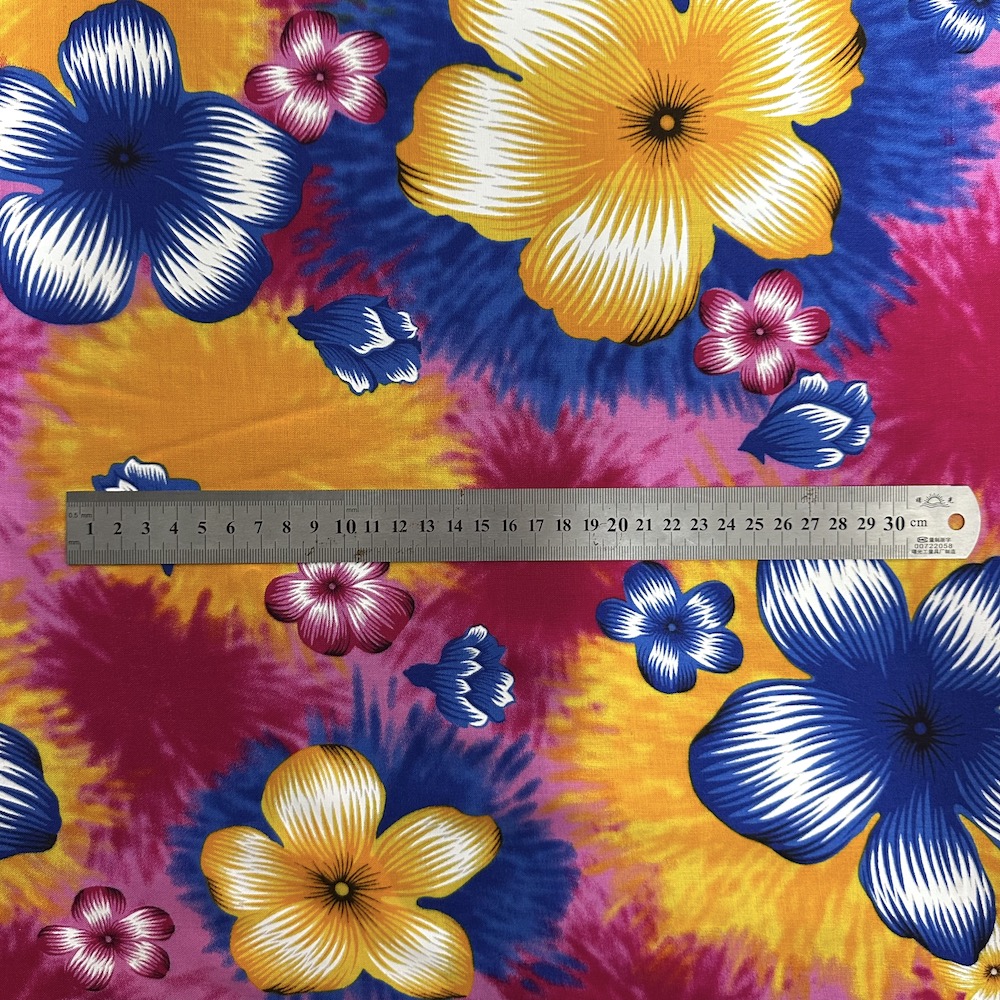 Fibrane Hibiscus Tropicale Multicolore Tie & Dye — vue 7